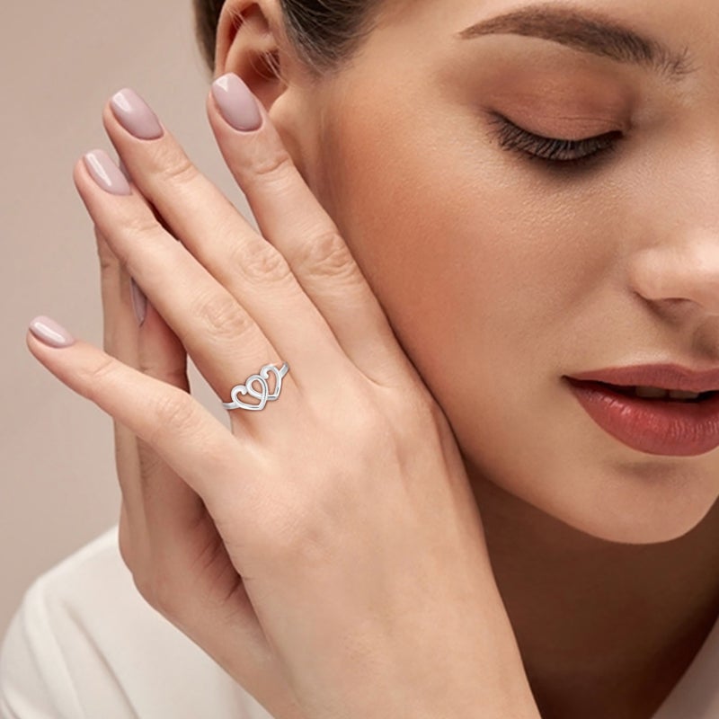 Miss L' by L'azurde Heart Ring in 18K Gold - Image 2